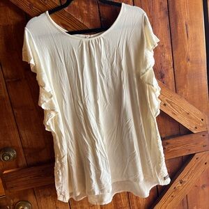 Matilda Jane Cream Ruffle Blouse